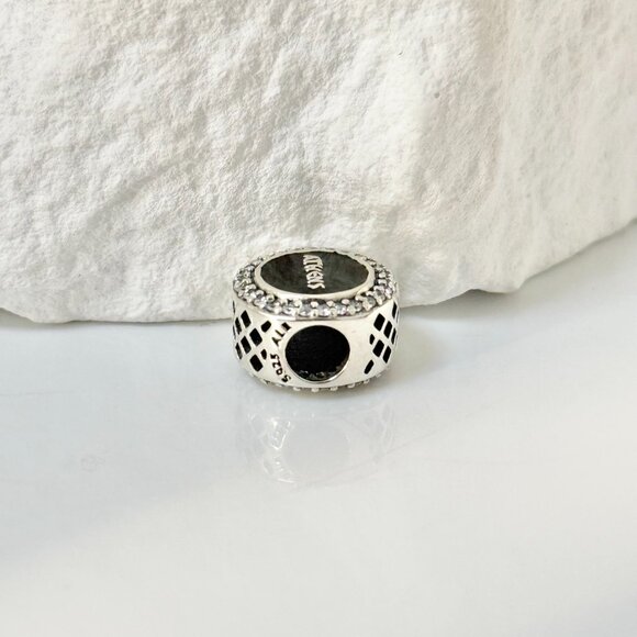 Pandora Greece Greek Charm of Goddess Athens Bead Charm S925 Silver Charm - Picture 3 of 3